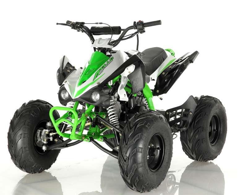 Apollo Blazer 9 Ultra Wide ATV 125cc race Style. Youth Sized, Automatic Trans with Reverse,